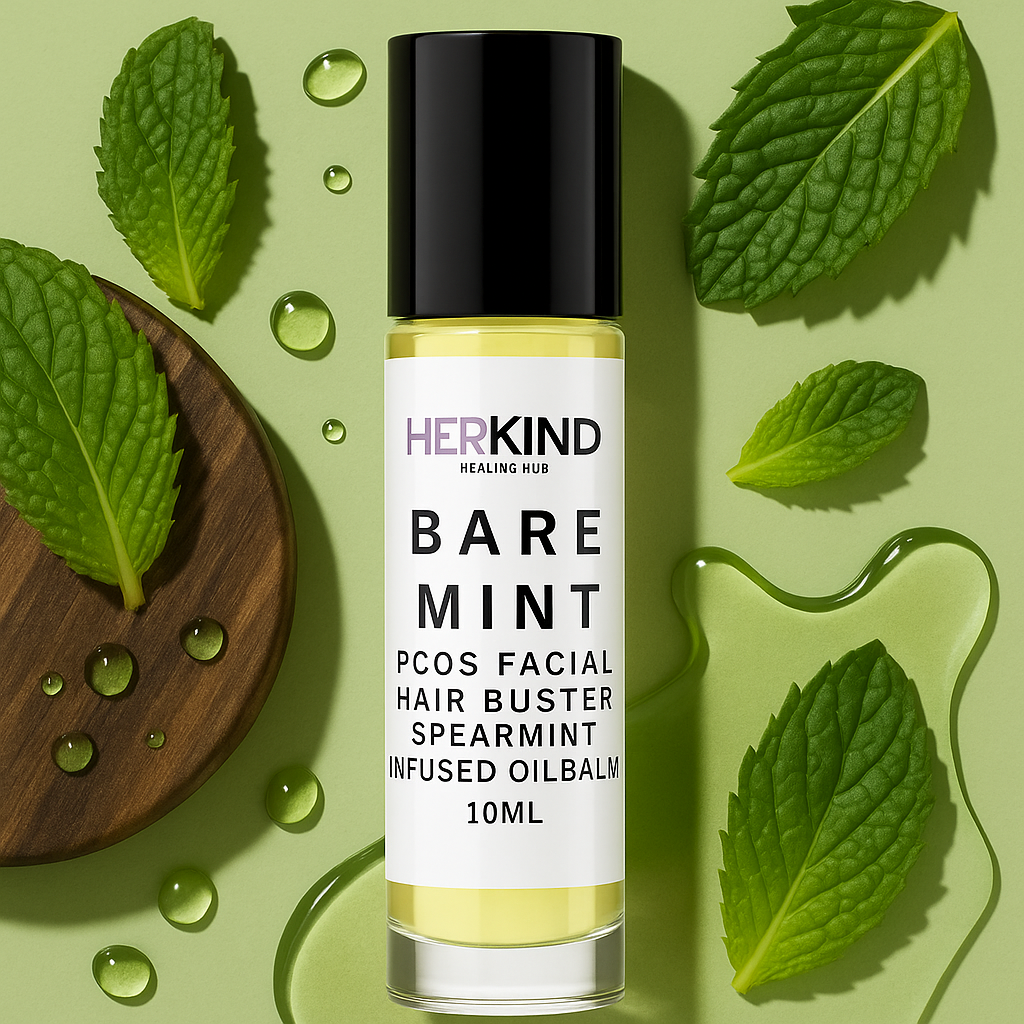BAREMINT PCOS FACIAL HAIR BUSTER ROLL ON OIL BALM - 10 ML