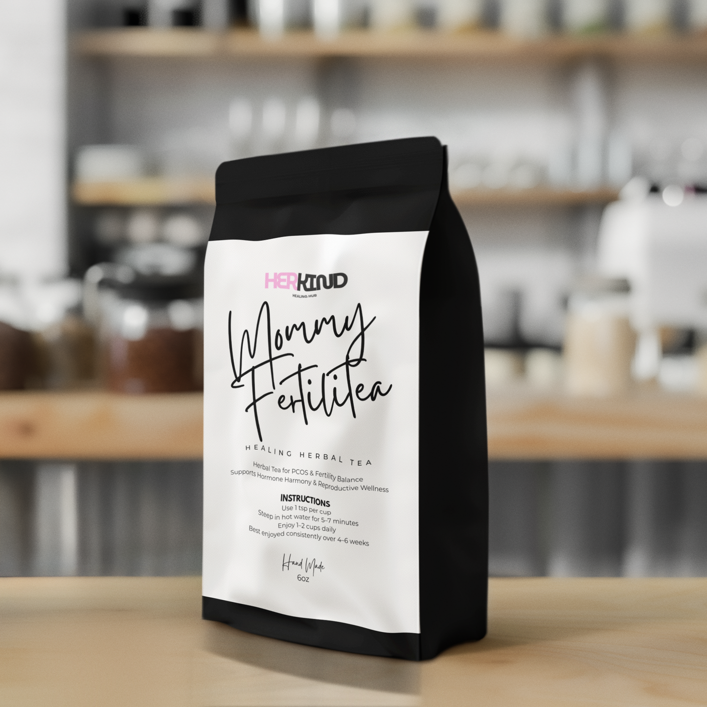 Mommy FertiliTea – Organic Fertility Tea for Women with PCOS & Hormonal Imbalance-30 Servings