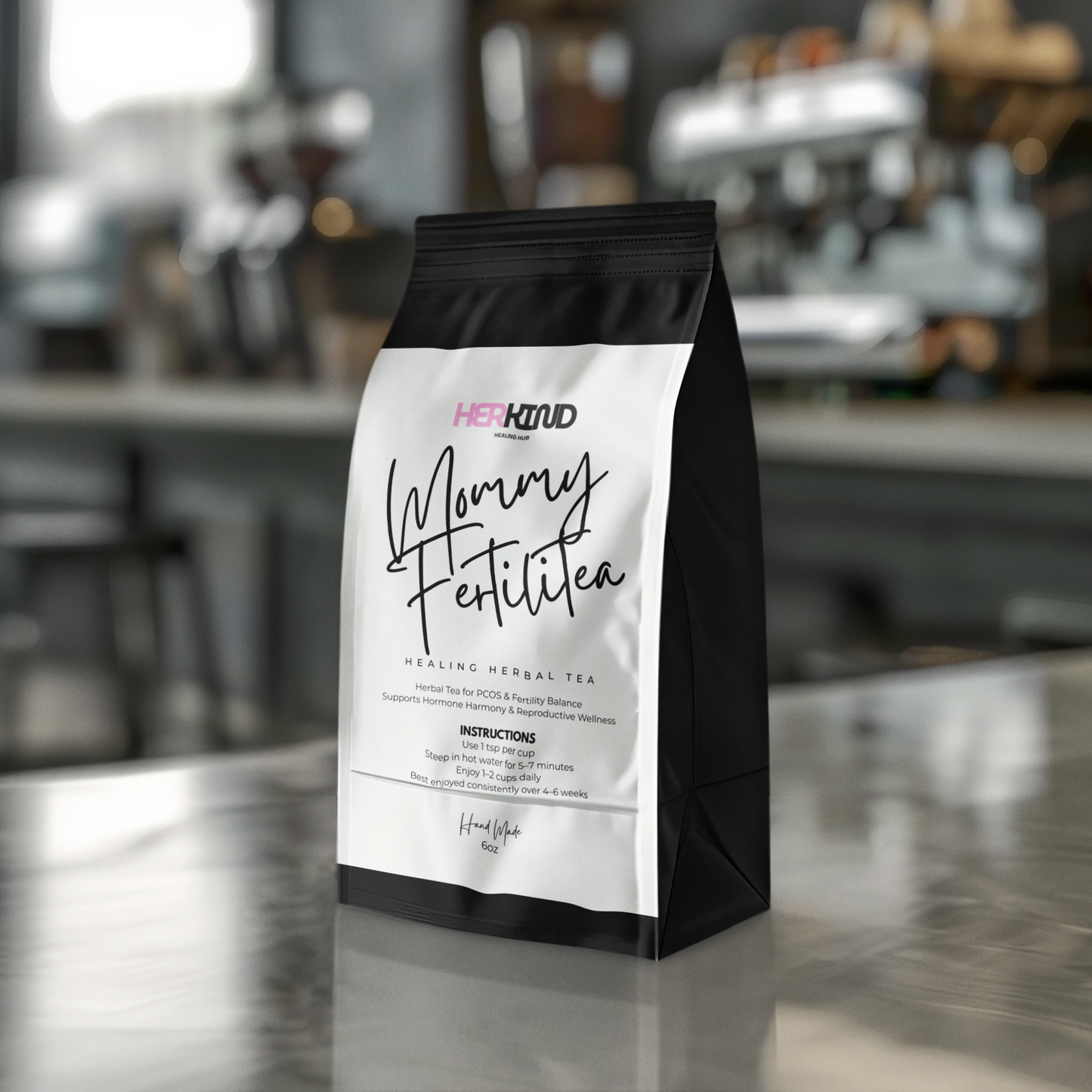 Mommy FertiliTea – Organic Fertility Tea for Women with PCOS & Hormonal Imbalance-30 Servings