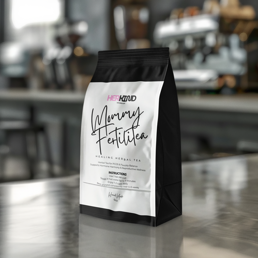 Mommy FertiliTea – Organic Fertility Tea for Women with PCOS & Hormonal Imbalance-30 Servings